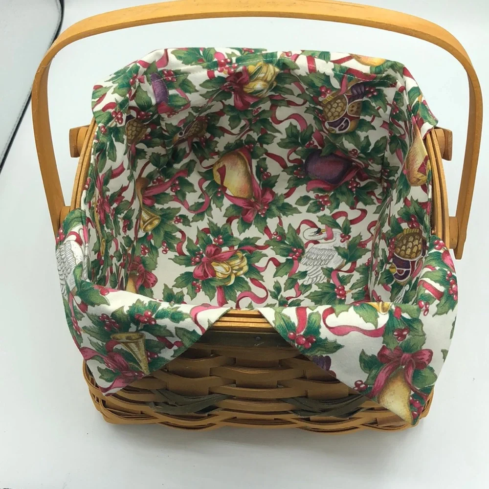 Longaberger 2000 Christmas Collection Deck The Halls Basket Century Celebration